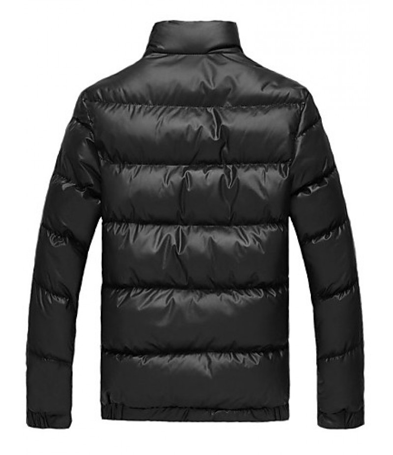 Men's Casual Thick Slim Cotton Coat Padded Jacket